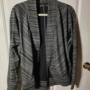 Prana Charcoal Knit Cardigan